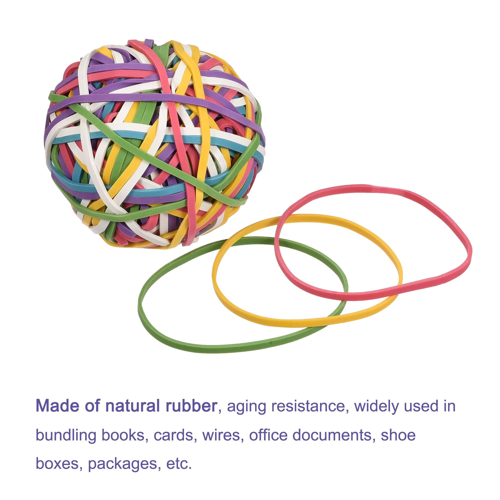 輪ゴム Amazon | uxcell 輪ゴムボール 伸縮性弾性 カラフルな輪ゴム 60 mm直径